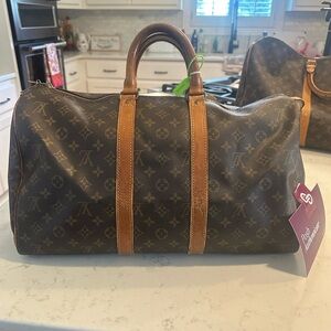 LOUIS VUITTON Monogram Keepall 45